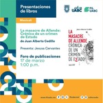 Presentación de La masacre de Allende en FIL UABC